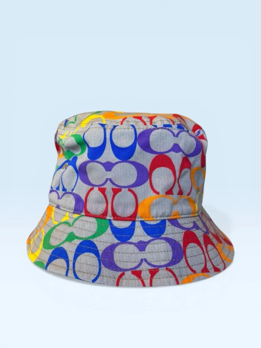 Coach Rainbow Signature Bucket Hat - Picture 4 of 5